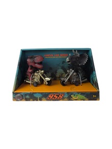 Dinosaur Friction Powered Motorbike Vehicles