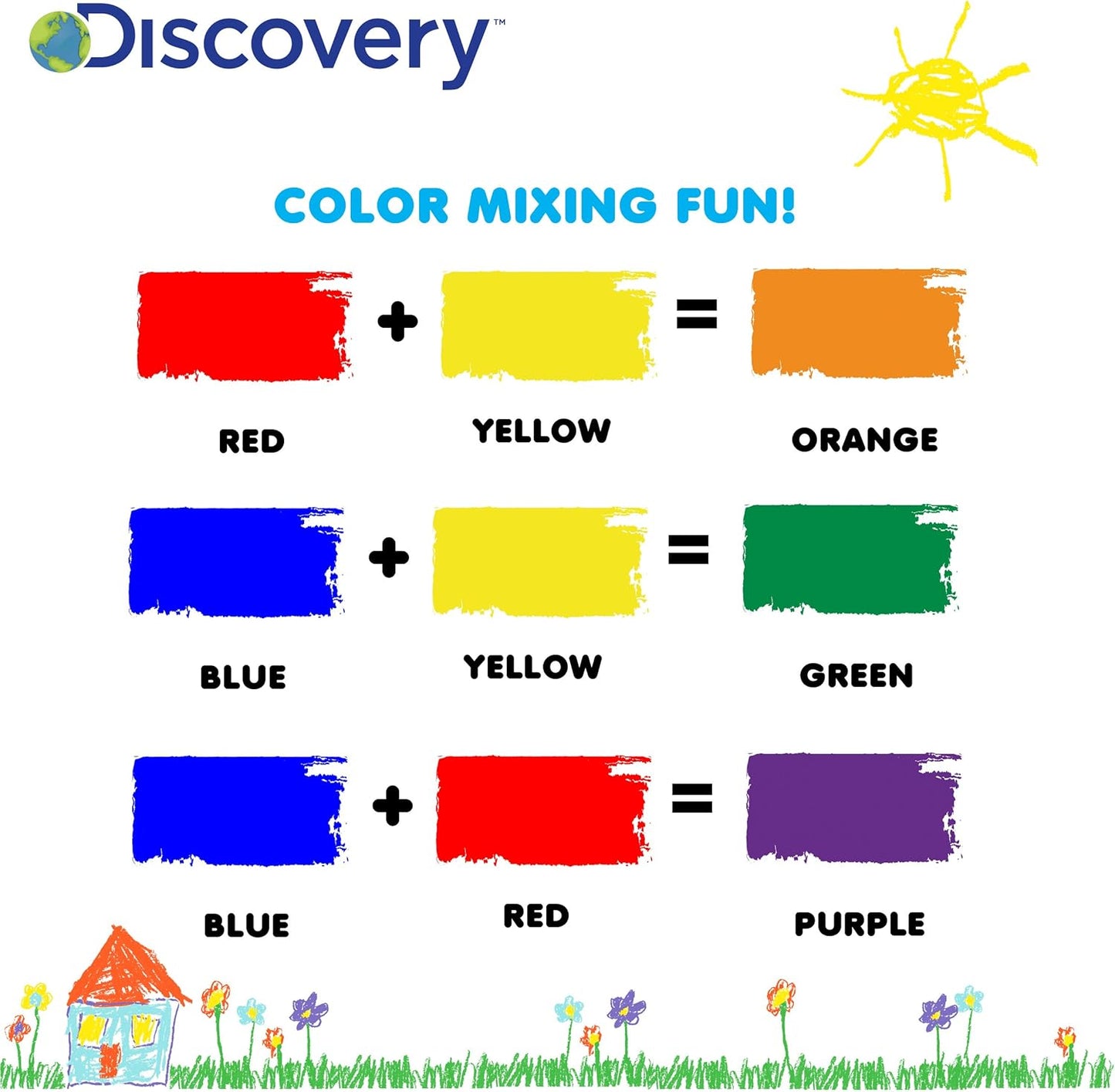 Discovery Outdoor Chalk Paint Playset