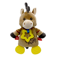 Disney Baby Toy Story Bullseye Sensory Blankie — close-up of teether feet detail