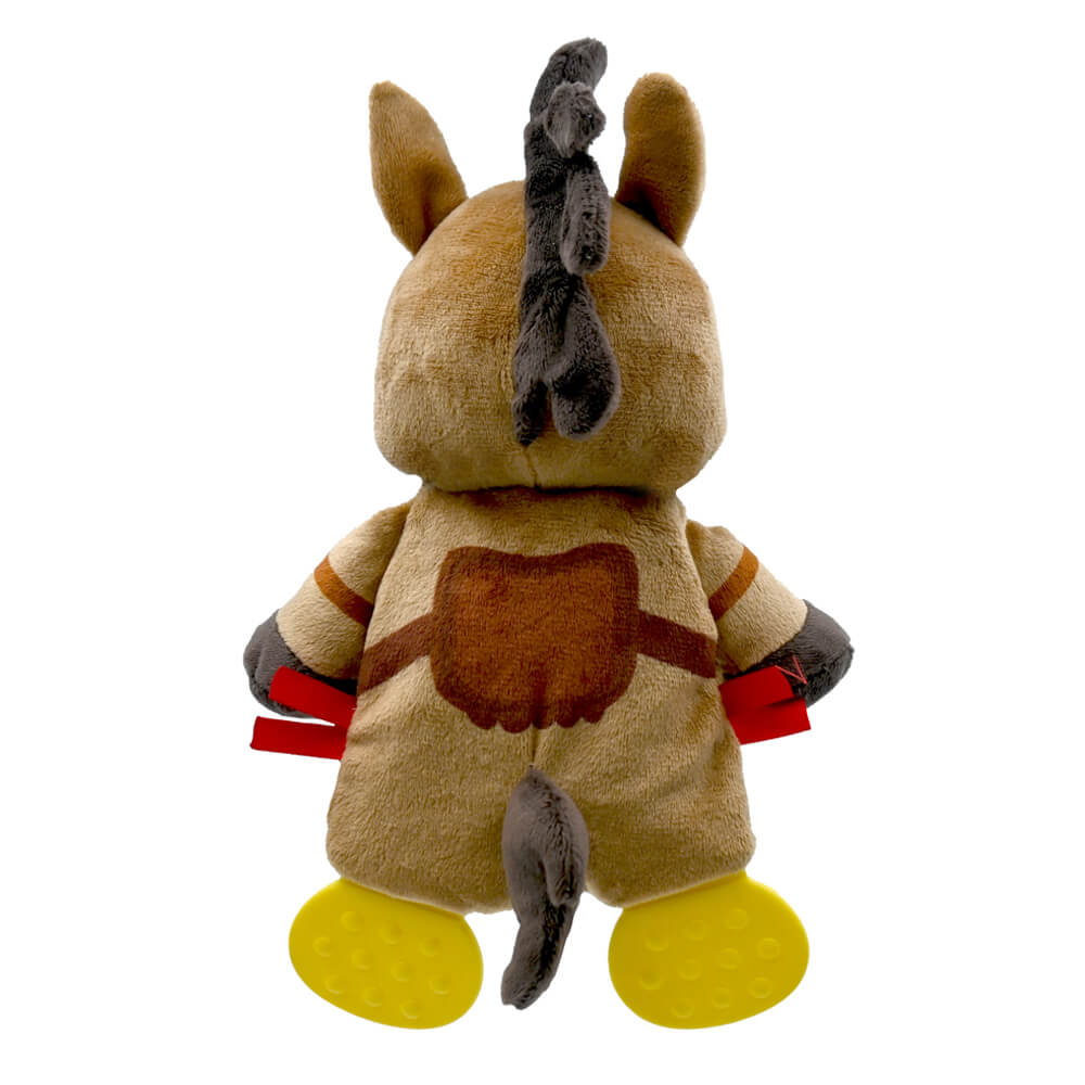 Disney Baby Toy Story Bullseye Sensory Blankie — back view of plush body and texture