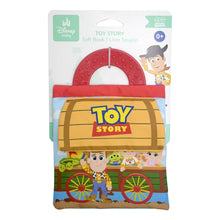 Disney Baby Toy Story Soft Book — Cloth Activity Book with Teether Ring