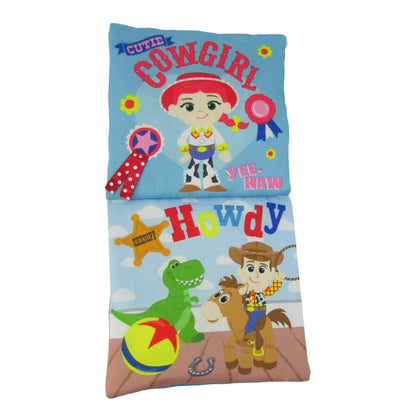 Disney Baby Toy Story Soft Book — Cloth Activity Book with Teether Ring