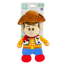 Disney Baby Toy Story Woody Sensory Blankie — plush cowboy comforter with 16 teether feet, front view