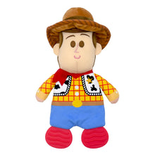 Disney Baby Toy Story Woody Sensory Blankie — close-up of teether feet detail