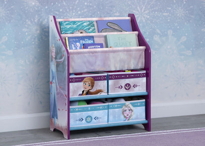 Disney Frozen Toy and Book Organizer | Kids Storage Shelf