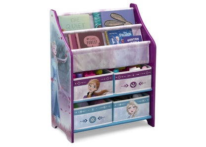 Disney Frozen Toy and Book Organizer | Kids Storage Shelf
