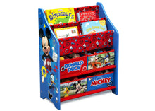 Disney Mickey Mouse Toy and Book Organizer | Kids Storage Shelf