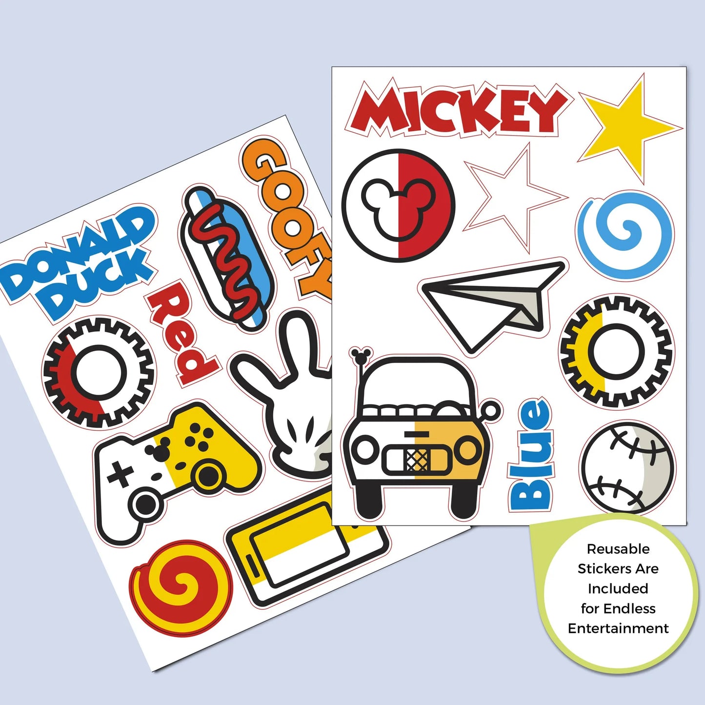 Disney Mickey Mouse Toy and Book Organizer | Kids Storage Shelf