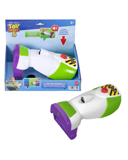 Toy Story 5 Buzz Lightyear Space Ranger Laser Gauntlet — front view of the wearable roleplay toy