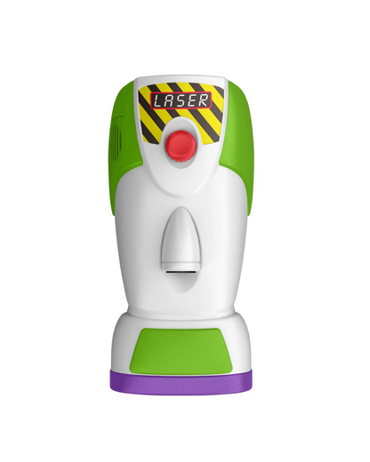 Toy Story 5 Buzz Lightyear Laser Gauntlet — galactic explosion light-projection effect