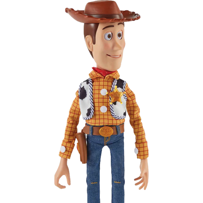 Toy Story 5 Ultimate Pal Woody — close-up of animated facial expression in Alive Mode