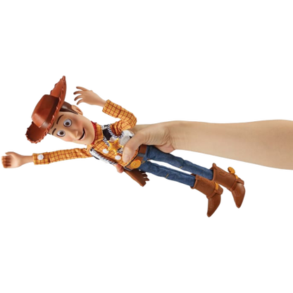 Toy Story 5 Ultimate Pal Woody — packaging front showing 16" Collectible Toy branding