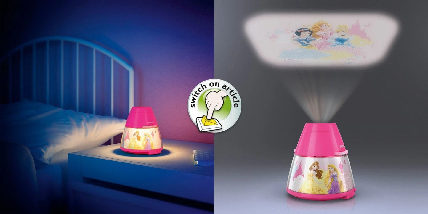 Disney Princess 2-in-1 LED Night Light & Projector