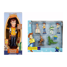 Disney Toy Story | Interactive Woody and PVC Figurines Set Bundle