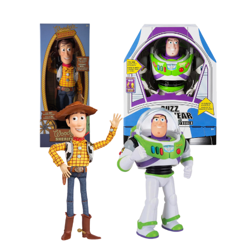 Disney Toy Story Talking Action Figure Bundle - Woody & Buzz Lightyear