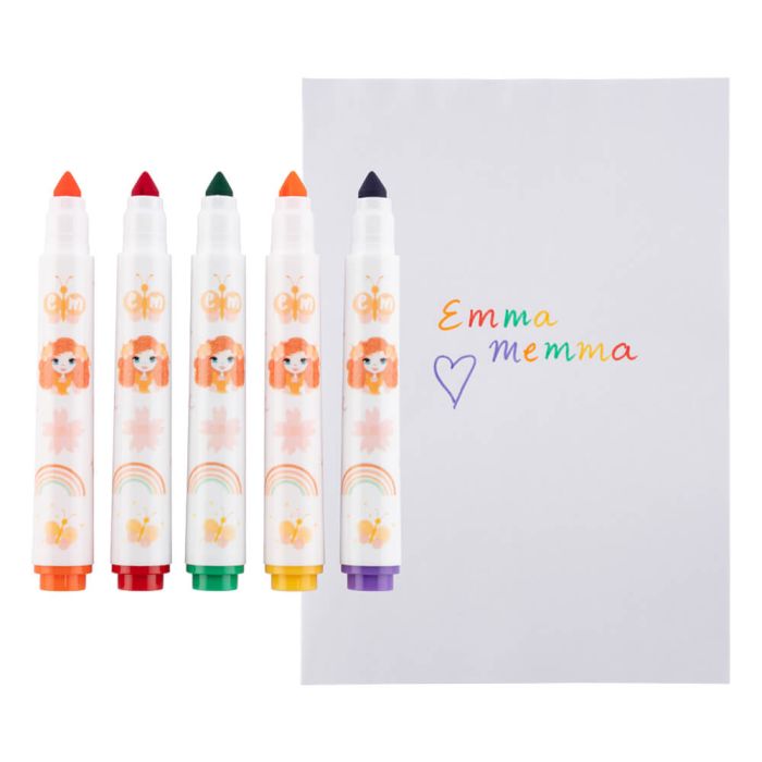 Emma Memma Chunky Marker Set – Kids Colouring Markers