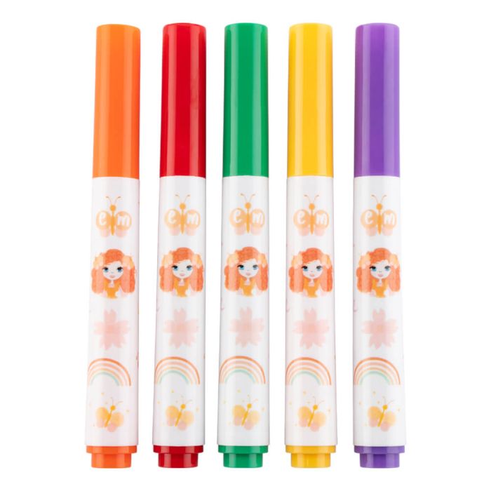 Emma Memma Chunky Marker Set – Kids Colouring Markers