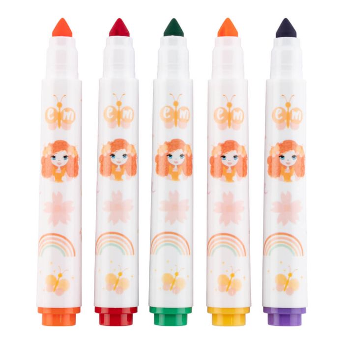 Emma Memma Chunky Marker Set – Kids Colouring Markers