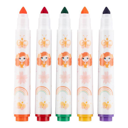 Emma Memma Chunky Marker Set – Kids Colouring Markers