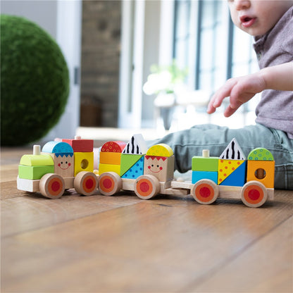 Fat Brain Toys Learning Locomotive – Magnetic Pull-Along Train Toy