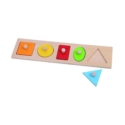 Fat Brain Toys Let’s Learn Shapes! – Wooden Shape Puzzle