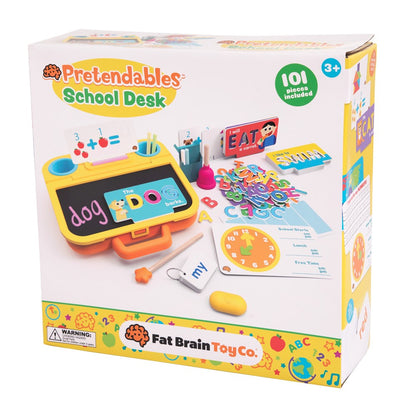 Fat Brain Toys Pretendables School Set – Educational Pretend Play Toy