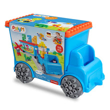 Hape POLYM Count and Play Tow Truck Building Block Set – 114 Piece
