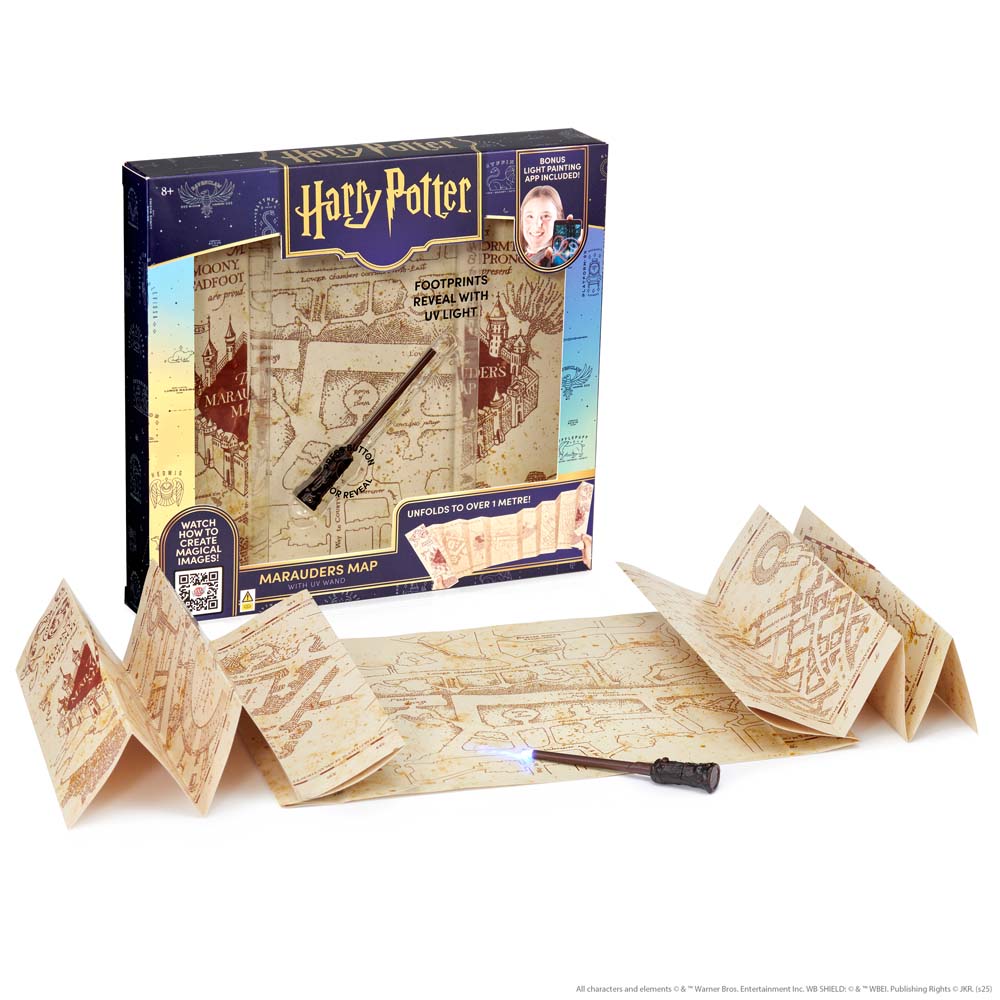 Harry Potter Marauder's Map & Wand Set