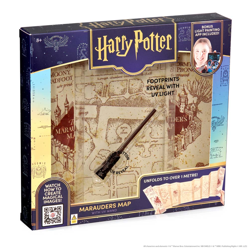 Harry Potter Marauder's Map & Wand Set