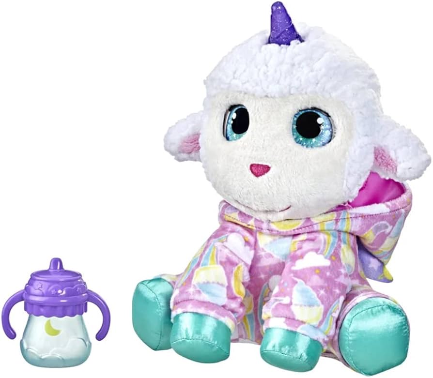Hasbro FurReal Sweet Jammiecorn Lamb Interactive Plush