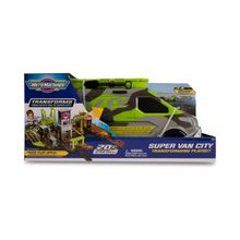 Hasbro Micro Machines Green Super Van Transforming Playset