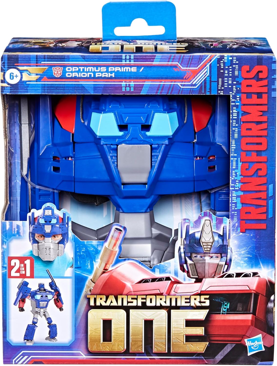Hasbro Transformers One Optimus Prime 2-in-1 Mask & Action Figure | Orion Pax