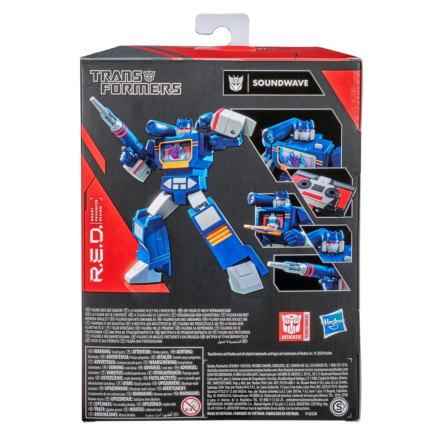 Hasbro Transformers R.E.D Action Figure - Soundwave