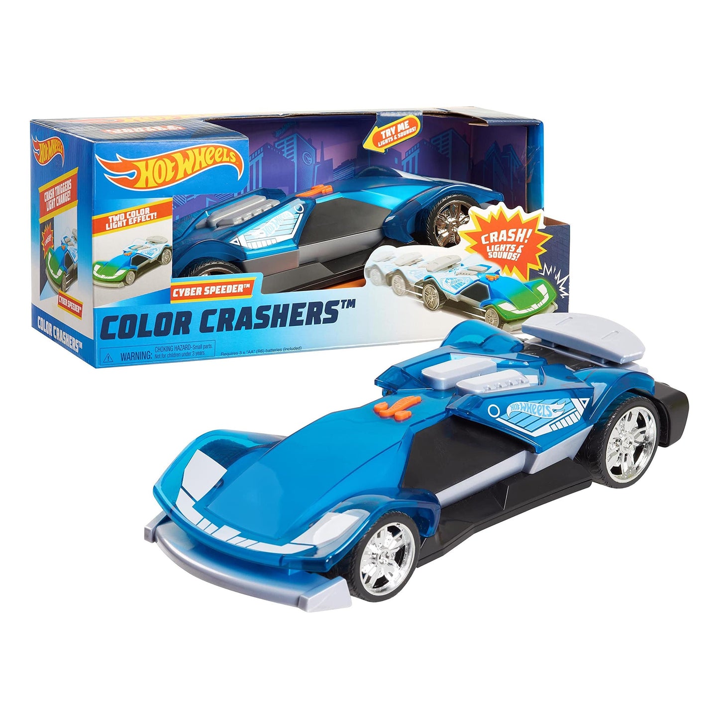 Hot Wheels Colour Crashers - Cyber Speeder