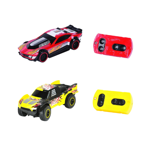 Hot Wheels Remote Control Car Toy Bundle Drift Rod & Baja Truck