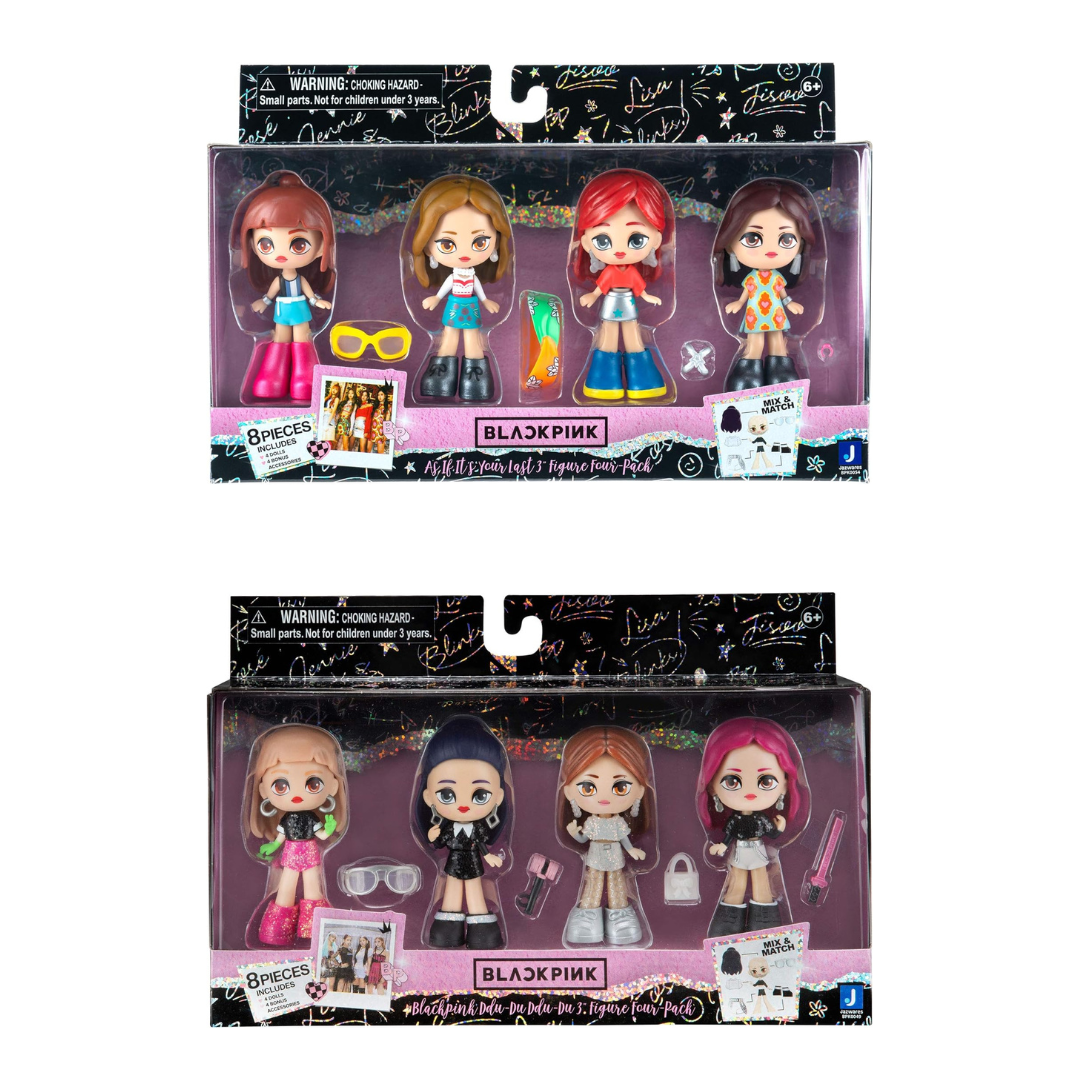 Jazware BLACKPINK 3" Figure Four-Pack Bundle