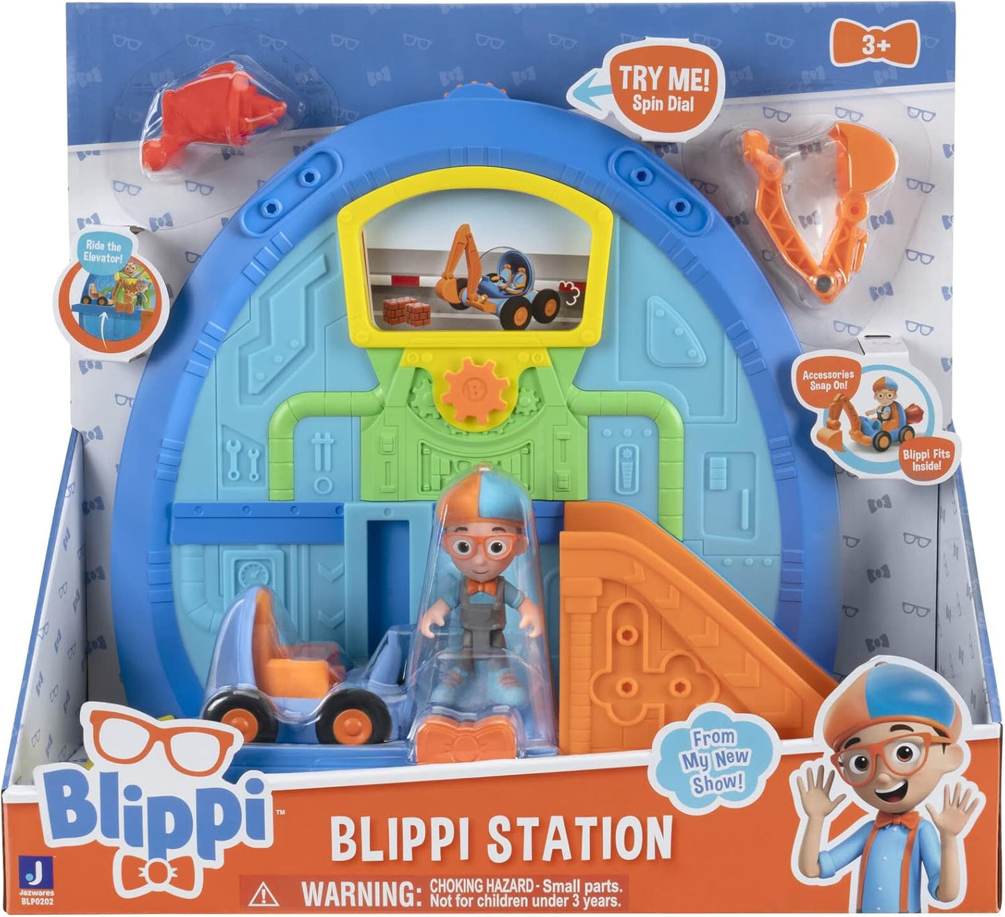 Jazware Blippi Wonders Station Playset Toy