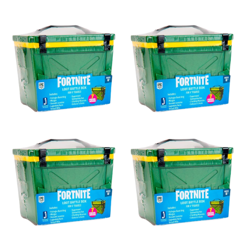 Jazware Fortnite Loot Battle Box 4 Pack