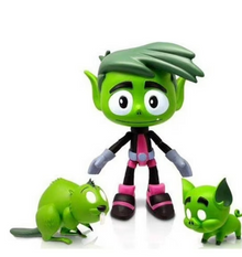 Jazware Teen Titan Go Beast Boy Action Figure