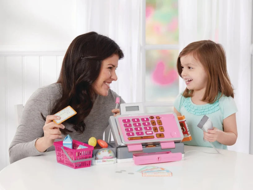 Just Like Home Talking Cash Register Playset | 30 Pieces