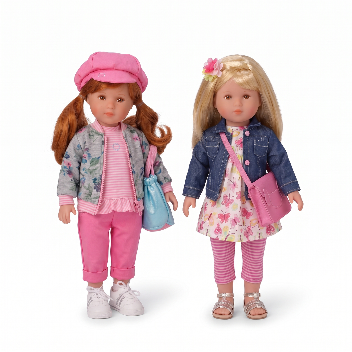 Käthe Kruse Doll Bundle | Emelie & Pippi 40cm Dolls