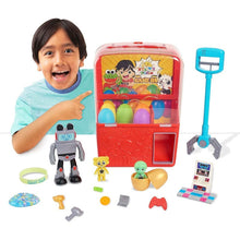 Kid playing with Claw Machine Toy - Ryan's World
