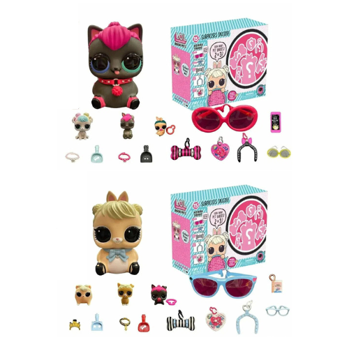 L.O.L. Surprise Biggie Pets Coin Bank Toy Bundle