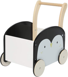 Labebe Wooden Penguin Push Walker for Babies and Toddlers
