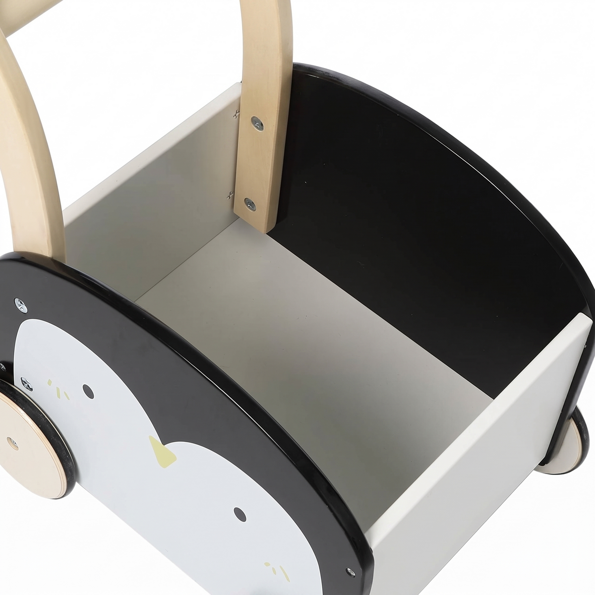 Labebe Wooden Penguin Push Walker for Babies and Toddlers