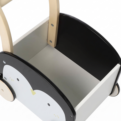 Labebe Wooden Penguin Push Walker for Babies and Toddlers