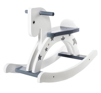 Labebe Wooden Rocking Horse | Grey Star Baby & Toddler Rocker