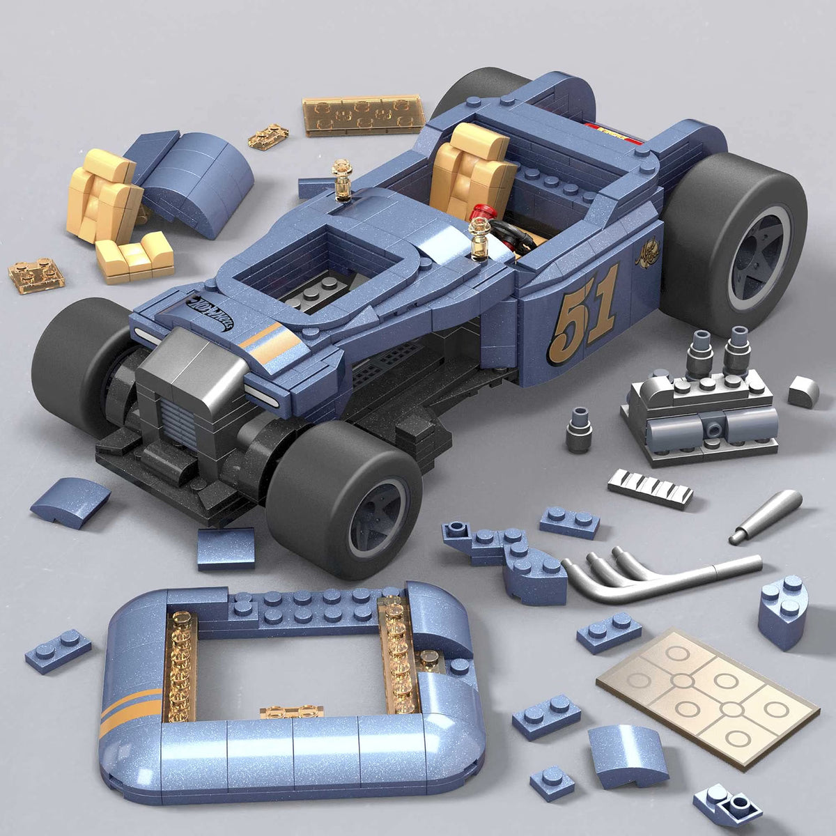 MEGA Hot Wheels Hot Rod Building Set