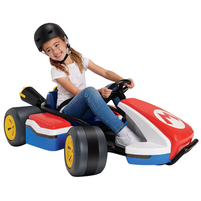 Mario Kart 24V Ride-On Racer | Drift Wheels, 3 Speeds & Game Sounds, Ages 3+