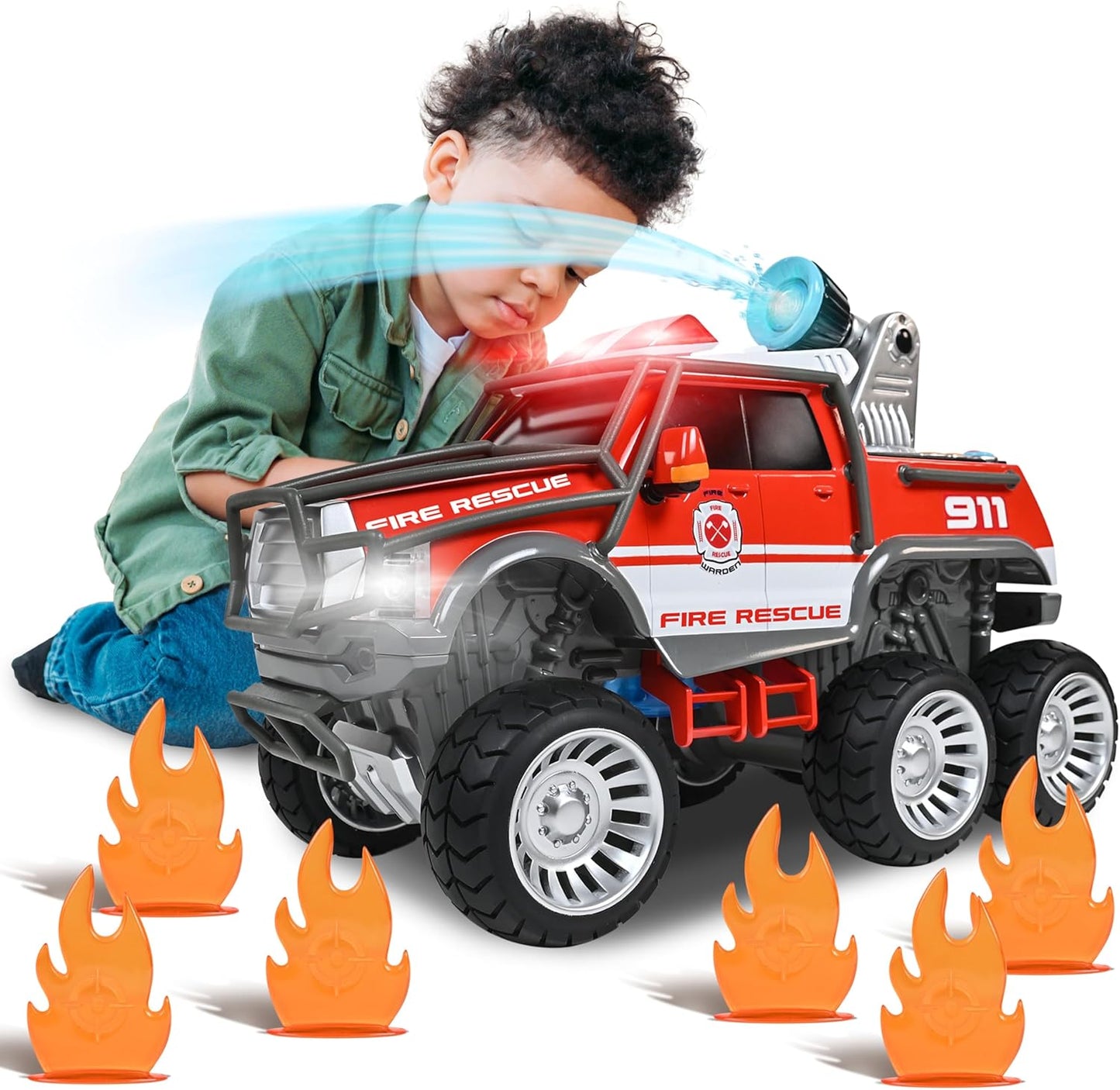 Maxx Action Off-Road Rescue Toy Vehicle